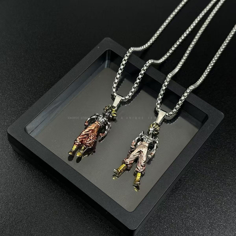 Hip Hop Chain Necklace - Neue Trendige Dragon Ball Super Saiyan