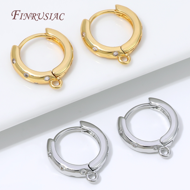 Drop Earrings - 18K vergoldete französische Ohrhaken mit Hebelverschluss,
