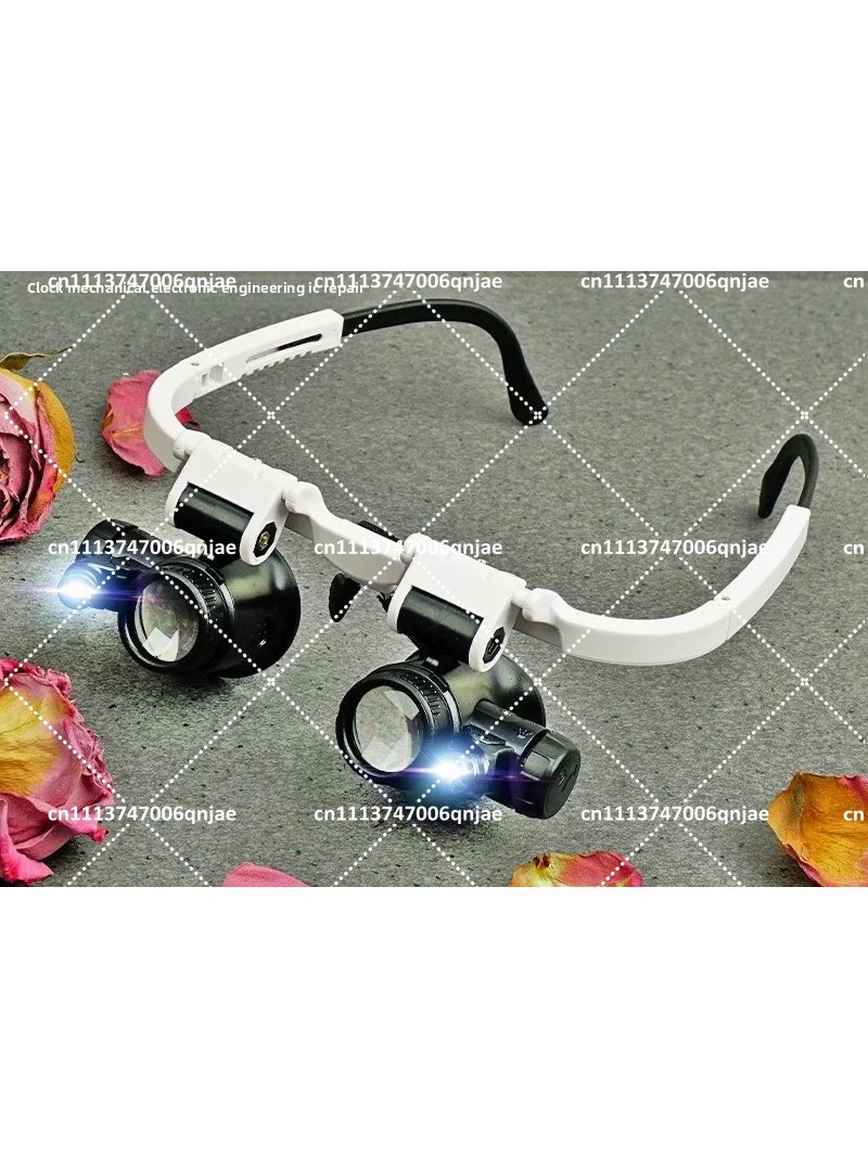 Jewelry Repair & Watches Reviews - 23-fache Kopfmontierte Vergrößerungsbrille mit Beleuchtung für