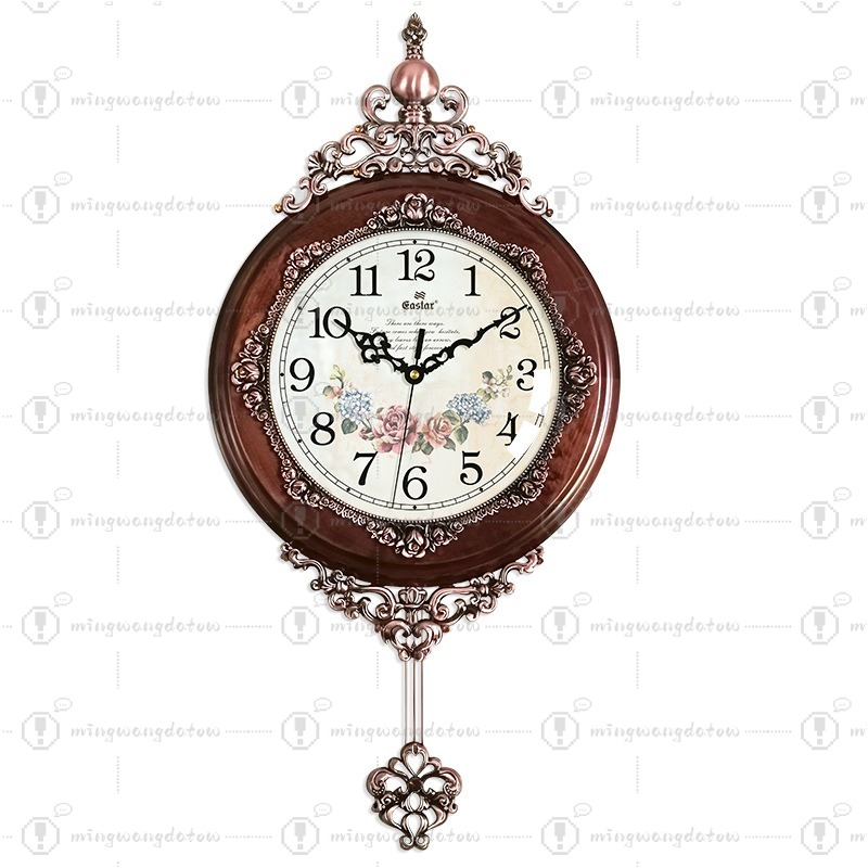 Watches & Jewelry Repair Center New York Reviews - Europäische Retro Eisen- & Holz-Wanduhr, Schwingende