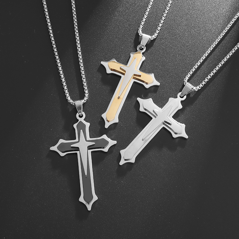 Al Ain Jewelry & Watches Exhibition 2025 - Vintage Edelstahl vier spitzen Stern Kreuz