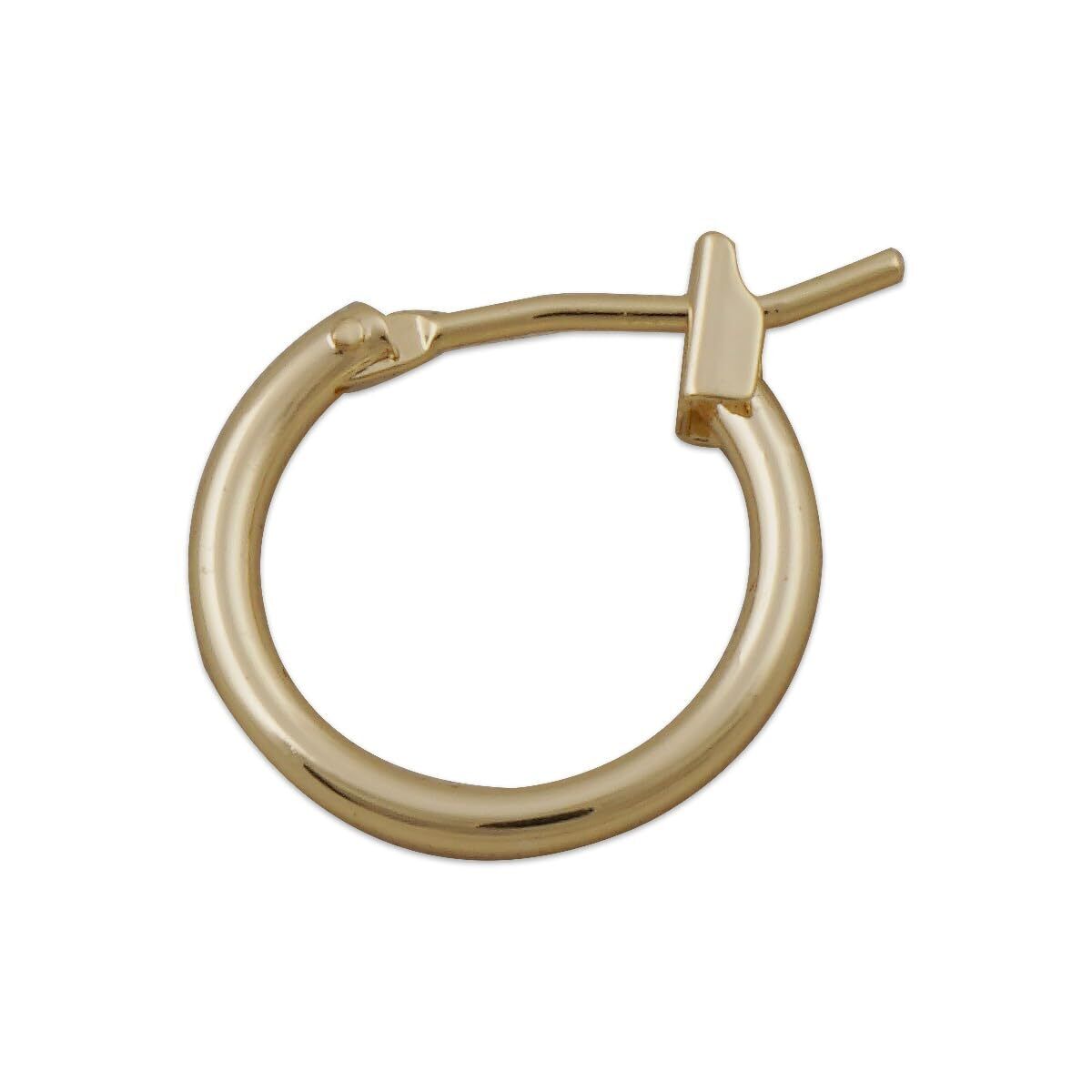 Hoop Earrings - 10 Stück 14K Gold gefüllte French