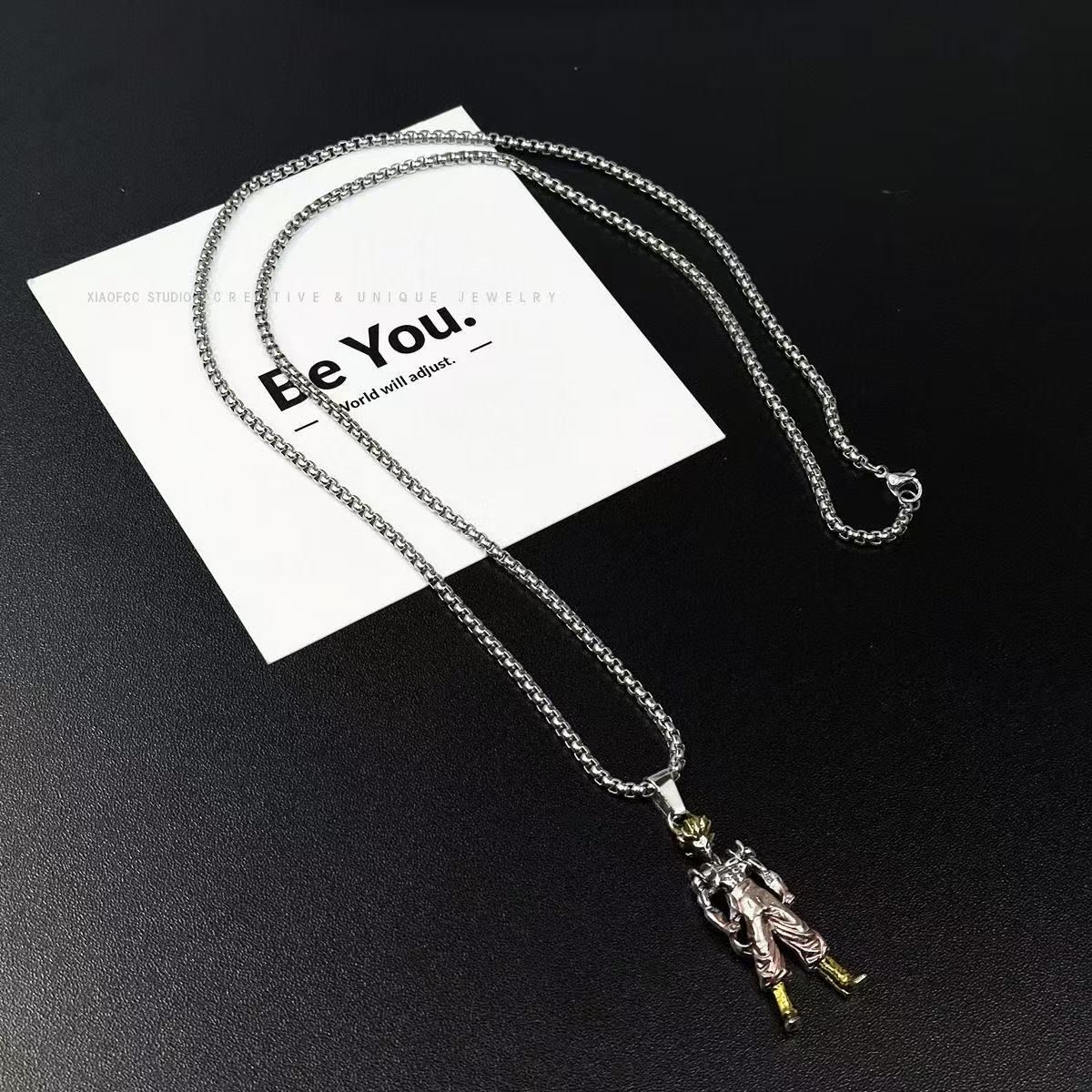 Hip Hop Chain Necklace - Anime Cartoon Dragon Ball Z Super