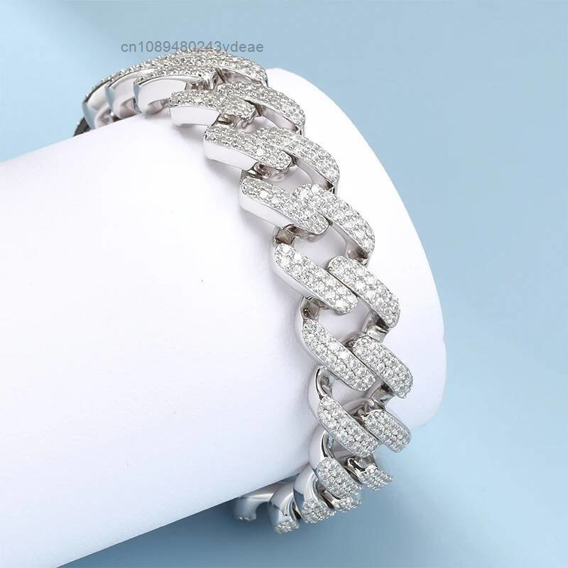 Hip Hop Chain Necklace - Verkaufe 14mm Cuban Link Armband, Iced