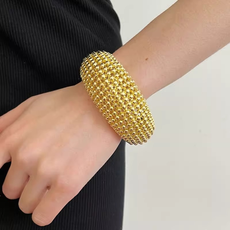 Luxuriöses Perlen-Textur Offen – Minimalist Ring Stackable Bewertung und Preis