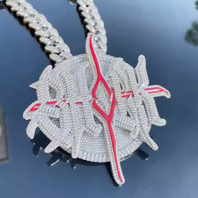 Benutzerdefinierte Weißgold Üb – Hip Hop Chain Necklace Bewertung und Preis