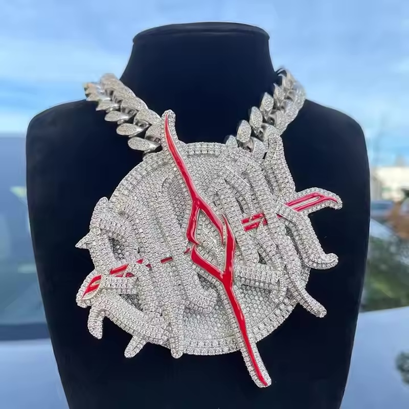 Benutzerdefinierte Weißgold Üb – Hip Hop Chain Necklace Bewertung und Preis