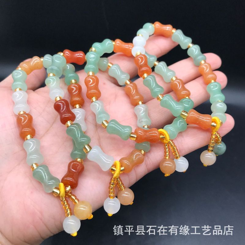 Natürliches Aventurin-Bambus-, – Jewelry & Watches Store Bewertung und Preis