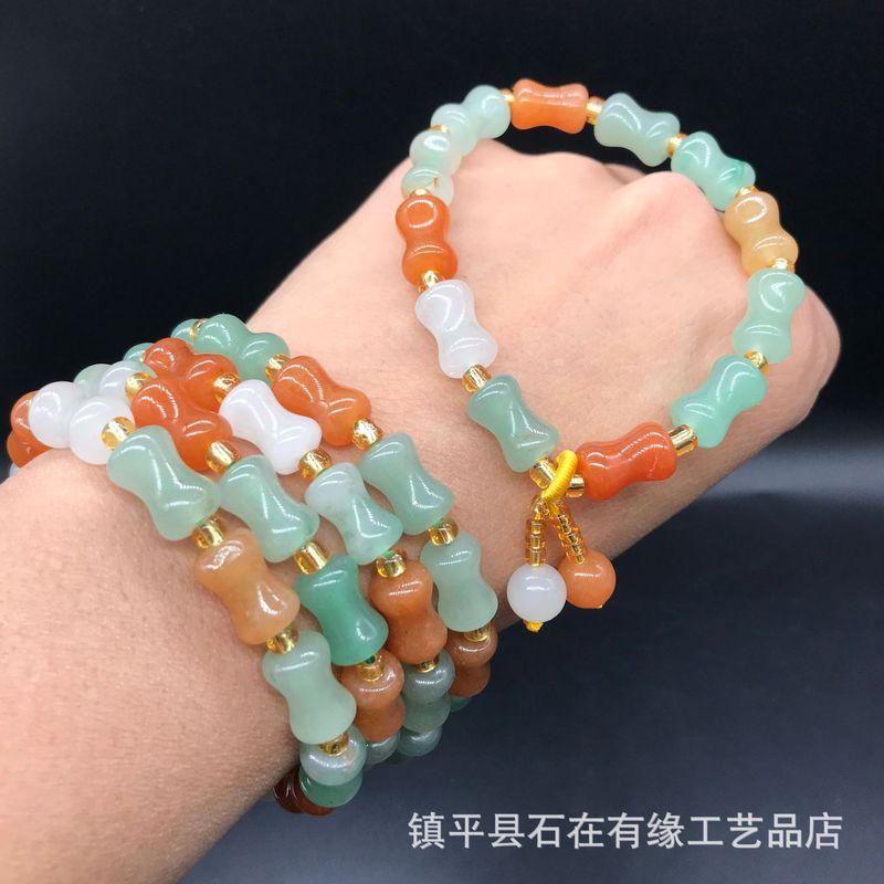 Natürliches Aventurin-Bambus-, – Jewelry & Watches Store Bewertung und Preis