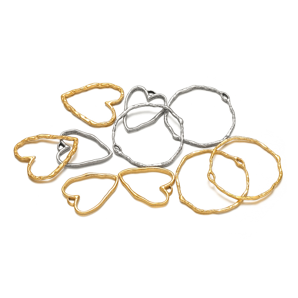 5 Stück Herz Runde Charms Edel – Hoop Earrings Bewertung und Preis