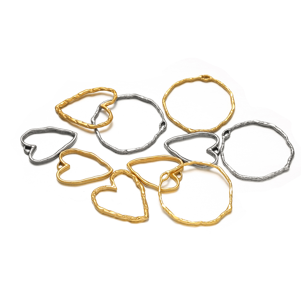 5 Stück Herz Runde Charms Edel – Hoop Earrings Bewertung und Preis