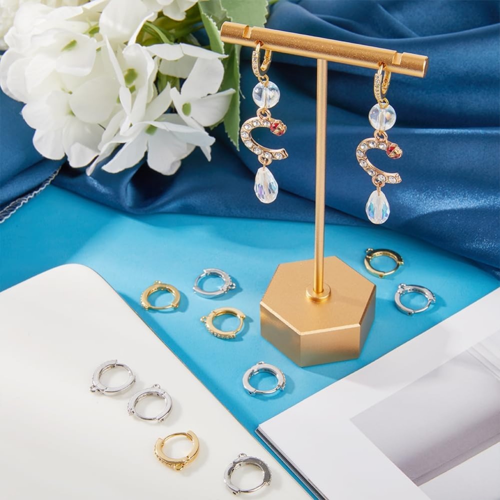 1 Box mit 12 runden Hebelhaken – Hoop Earrings Bewertung und Preis