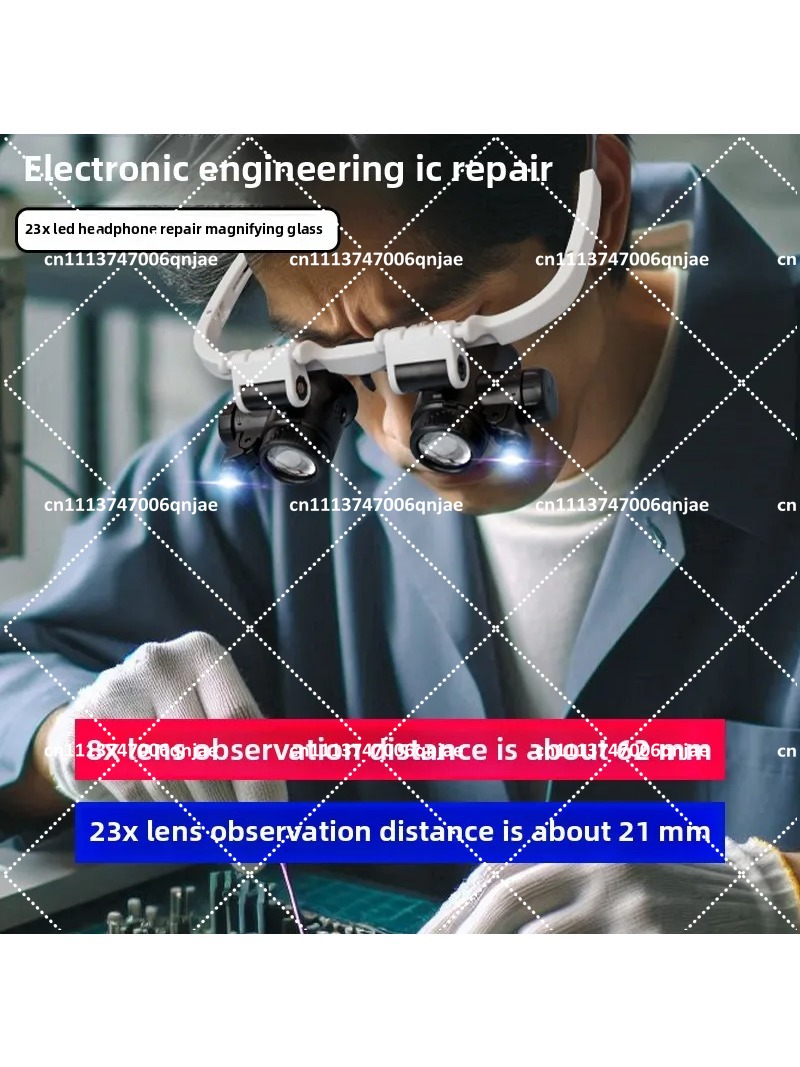 23-fache Kopfmontierte Vergröß – Jewelry Repair & Watches Reviews Bewertung und Preis