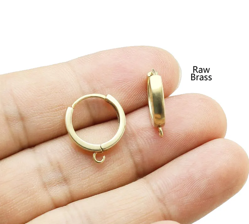 10 Stück Messing-Ohrreifen, Le – Hoop Earrings Bewertung und Preis