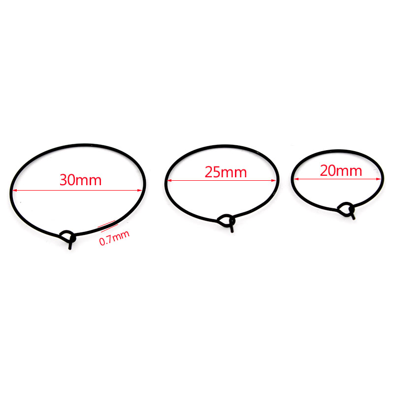 20 Stück 20mm 25mm 30mm Edelst – Hoop Earrings Bewertung und Preis