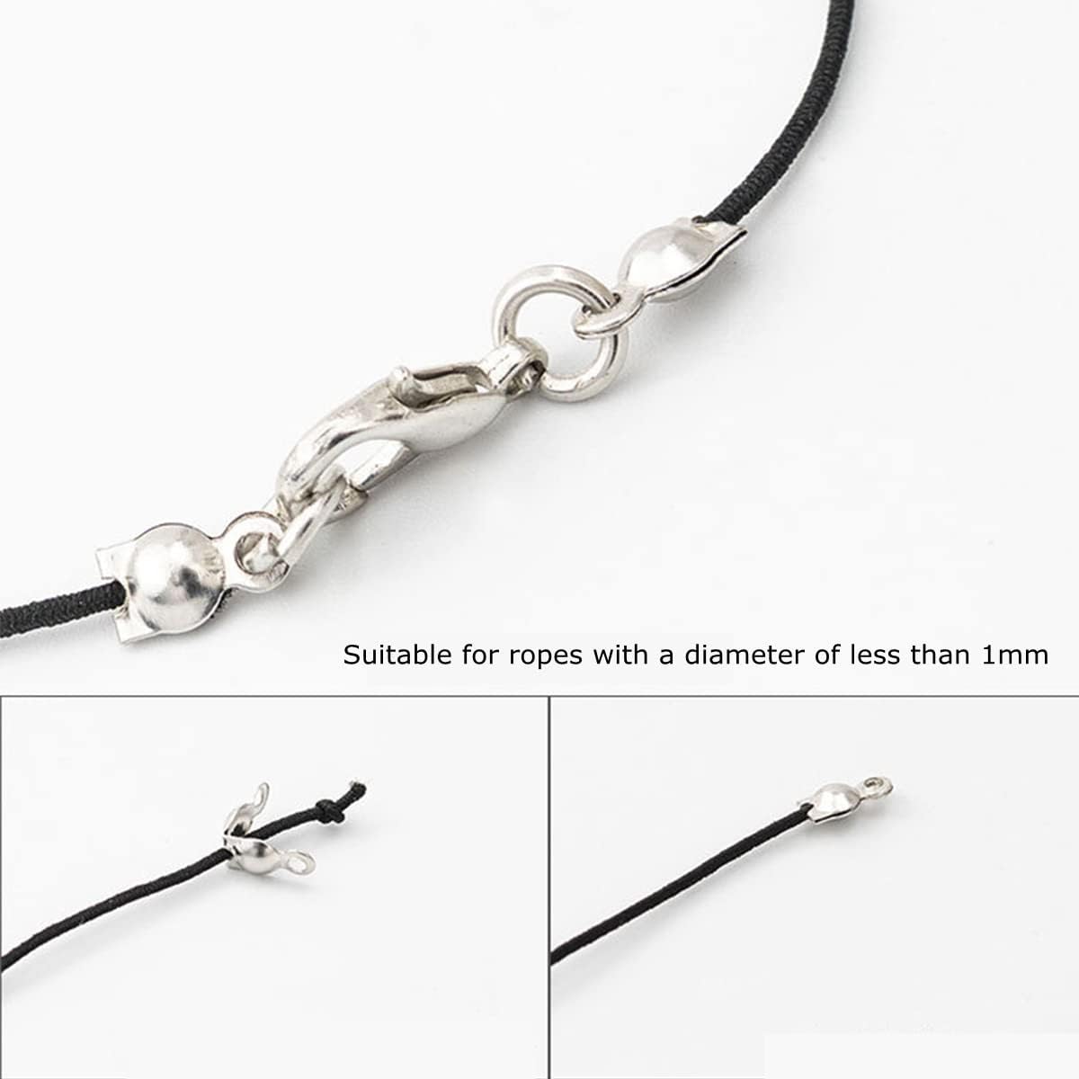 925 Silber Crimp-Perlenabdecku – Pearl Necklace Bewertung und Preis
