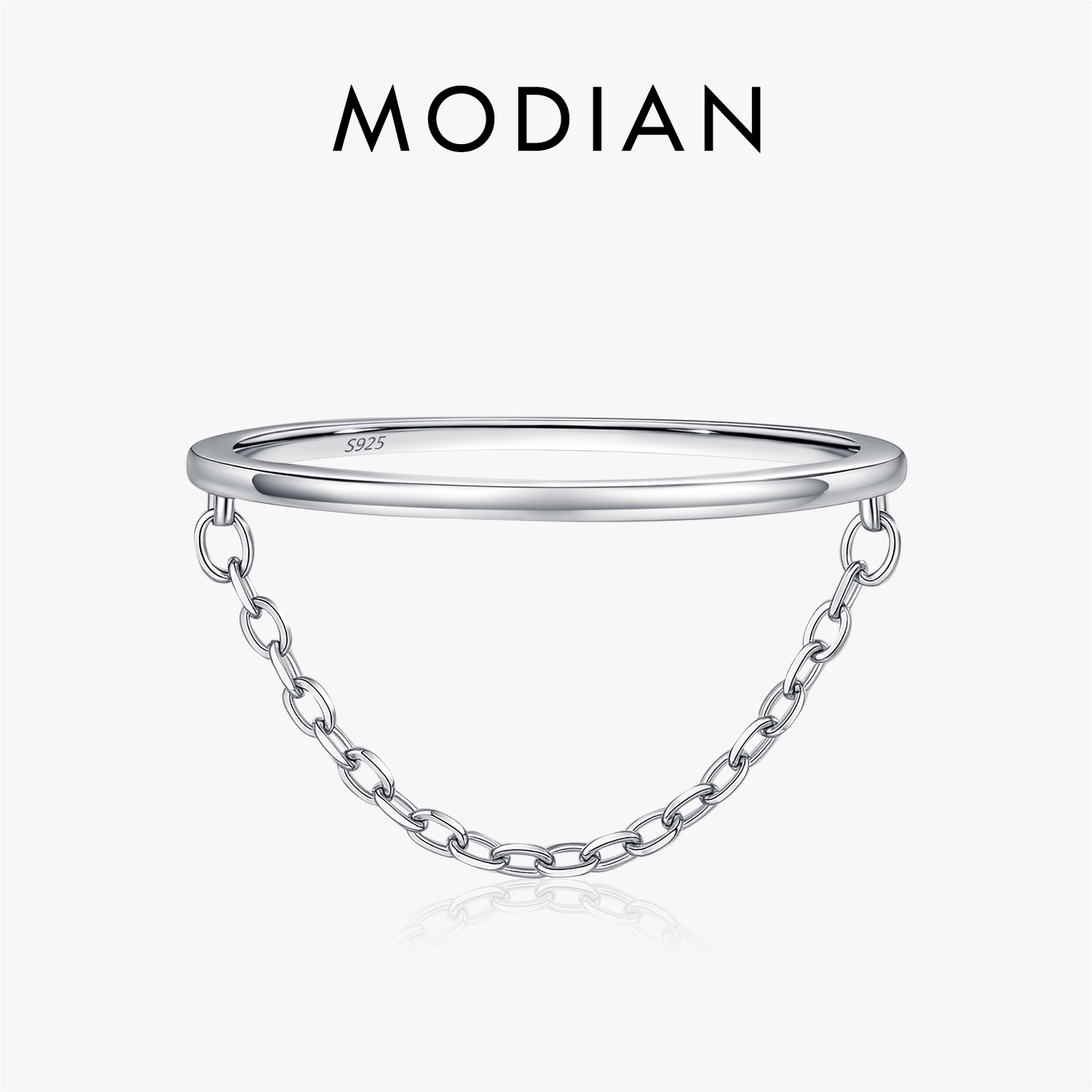 MODIAN 925 Sterling Silber Qua – Minimalist Ring Stackable Bewertung und Preis