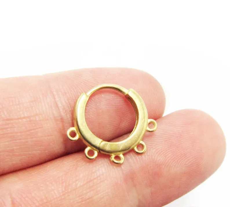 10 Stück Messing-Ohrreifen, Le – Hoop Earrings Bewertung und Preis
