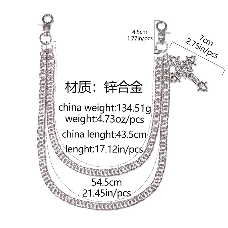 Mode Punk Metall Hosen Kette H – Hip Hop Chain Necklace Bewertung und Preis