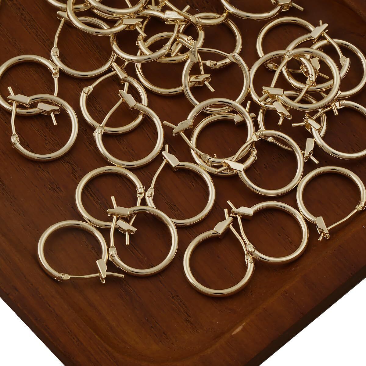 10 Stück 14K Gold gefüllte Fre – Hoop Earrings Bewertung und Preis
