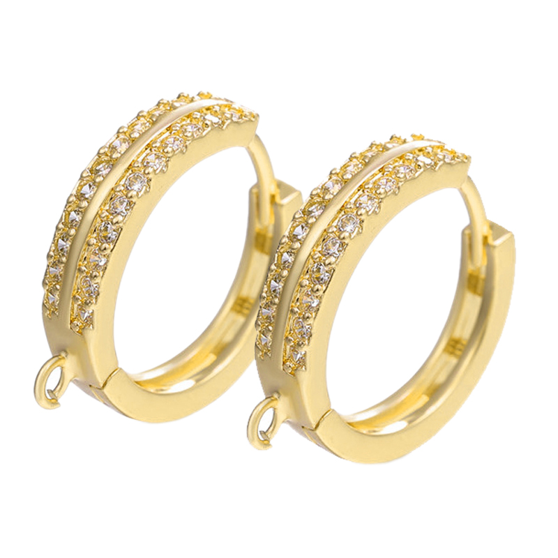 Juya 2 4 Teile/los DIY 18K Gol – Hoop Earrings Bewertung und Preis