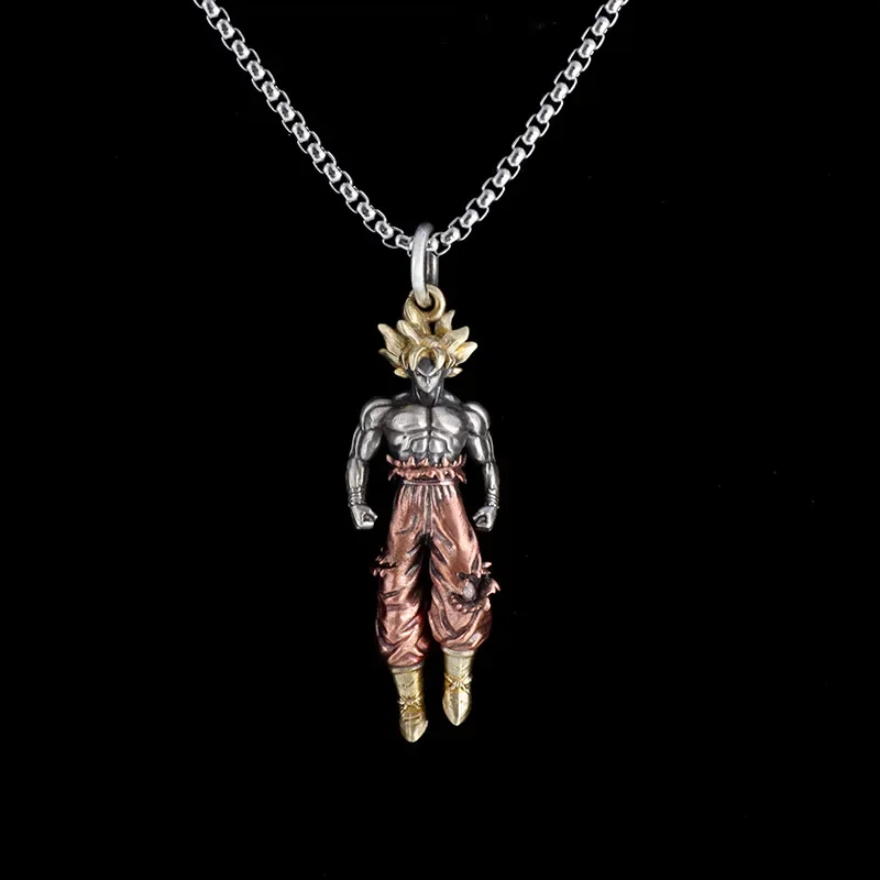 Anime Cartoon Dragon Ball Z Su – Hip Hop Chain Necklace Bewertung und Preis