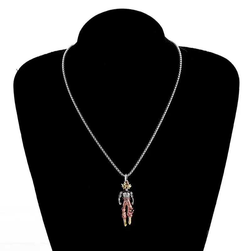Anime Cartoon Dragon Ball Z Su – Hip Hop Chain Necklace Bewertung und Preis