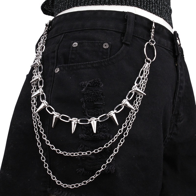 Hip Hop Punk Rock Metall Hosen – Hip Hop Chain Necklace Bewertung und Preis