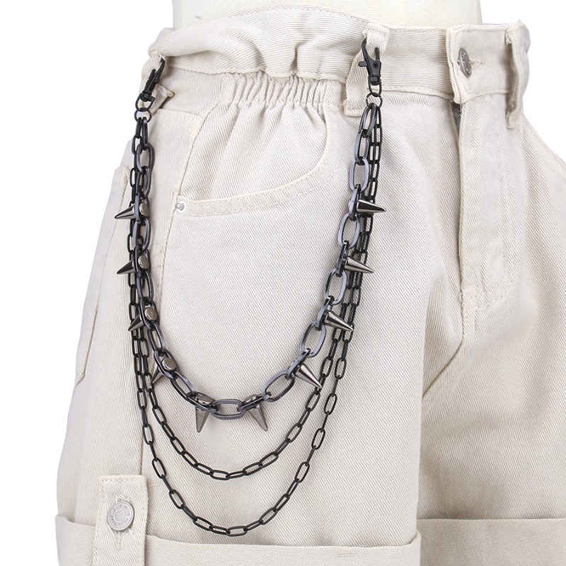 Hip Hop Punk Rock Metall Hosen – Hip Hop Chain Necklace Bewertung und Preis