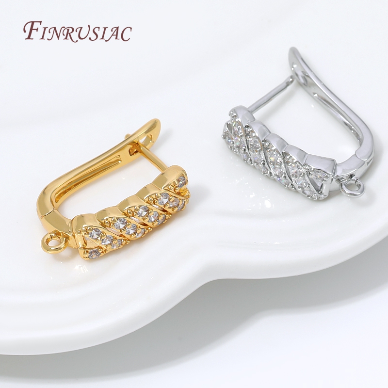 18K vergoldeter Zirkonia-Huggi – Hoop Earrings Bewertung und Preis