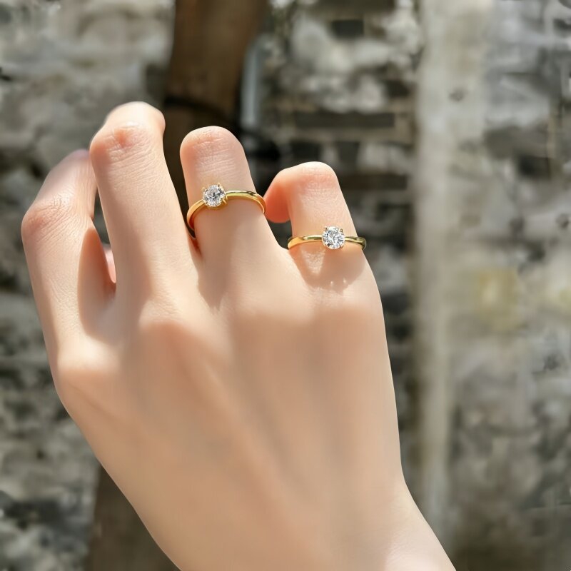 14K Gold gefüllter 5A CZ Ring  – Minimalist Ring Stackable Bewertung und Preis