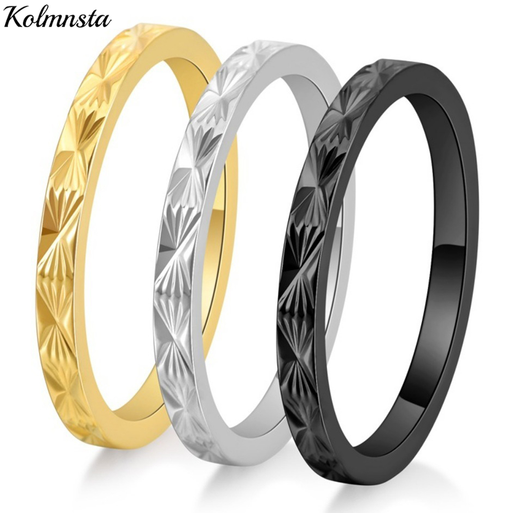 Kolmnsta 2mm Titan Stahl Stape – Minimalist Ring Stackable Bewertung und Preis