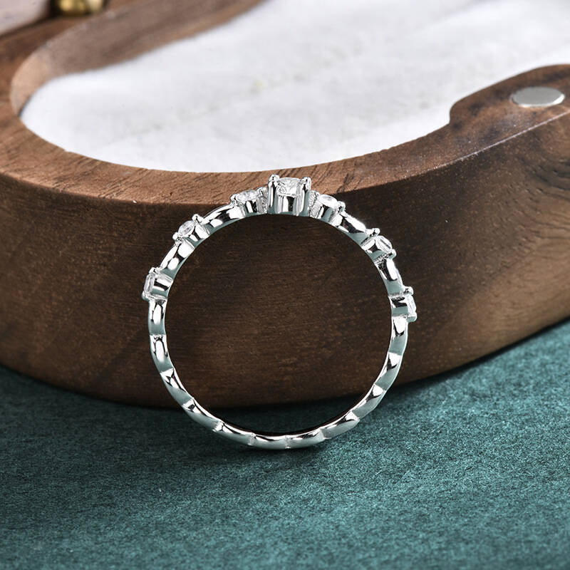 925er Sterlingsilber Bambus St – Minimalist Ring Stackable Bewertung und Preis