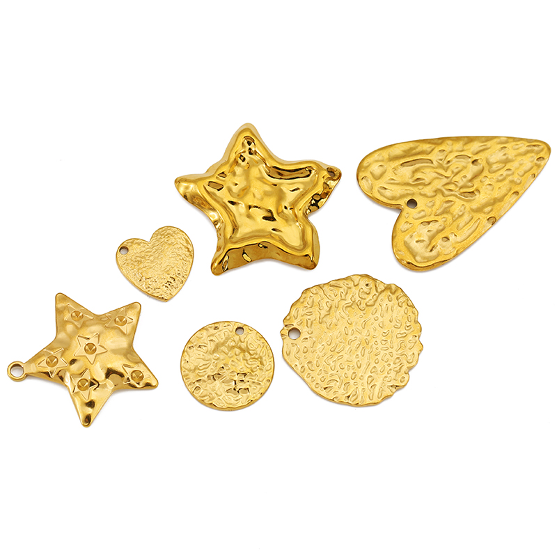 4 Stück Edelstahl-Anhänger in  – Hoop Earrings Bewertung und Preis