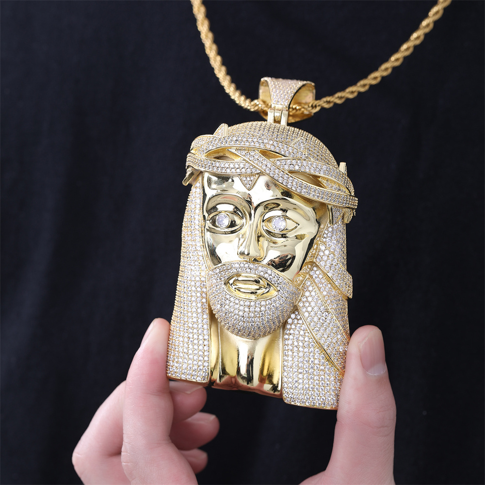 Anztilam 120mm Großes Jesus-Kr – Hip Hop Chain Necklace Bewertung und Preis