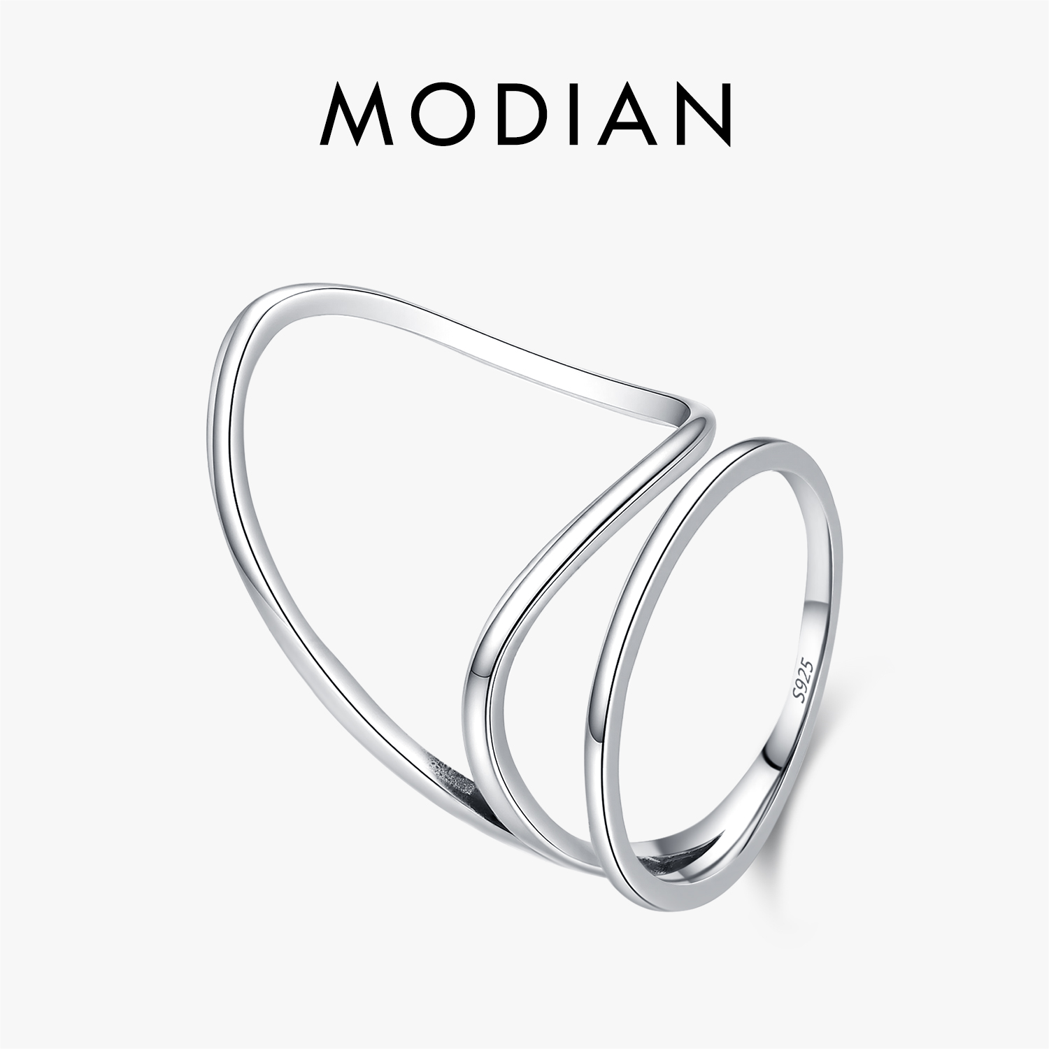 MODIAN 925 Sterling Silber Min – Minimalist Ring Stackable Bewertung und Preis
