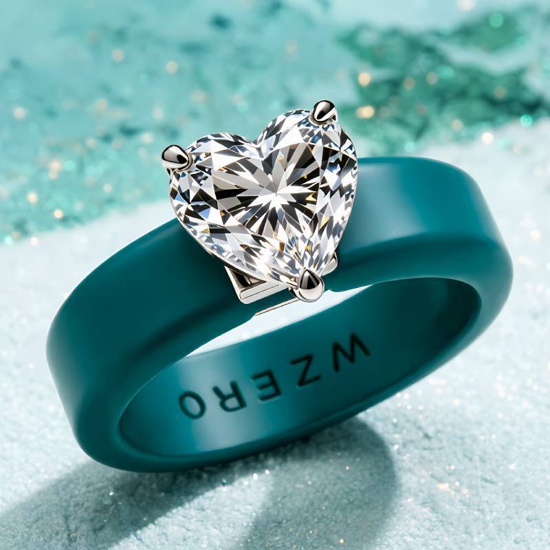 Minimalistischer Silikon-Herz- – Minimalist Ring Stackable Bewertung und Preis